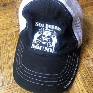 SOLDIERS SOUND, EMBROIDERED TRUCKER HAT, military